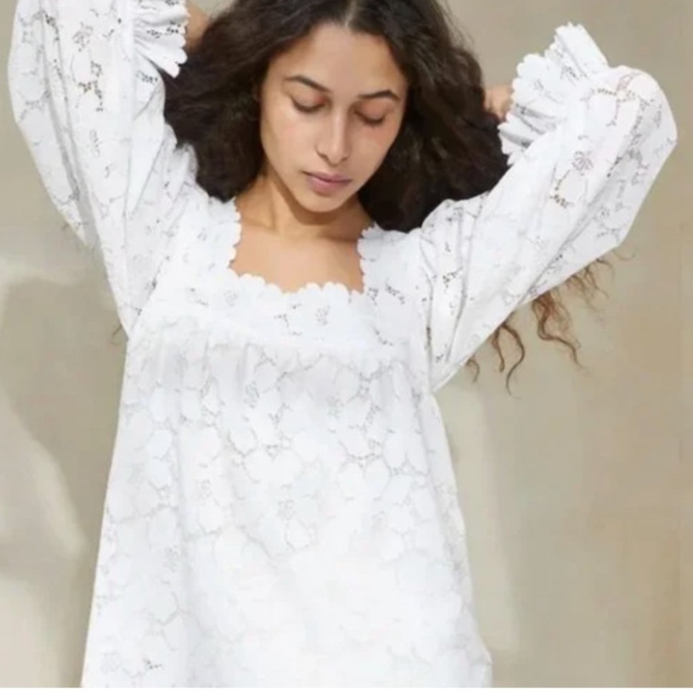 Loeffler Randal Lilebet Lace Top, M